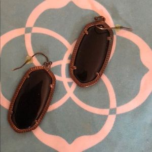 Black Kendra Scott earrings